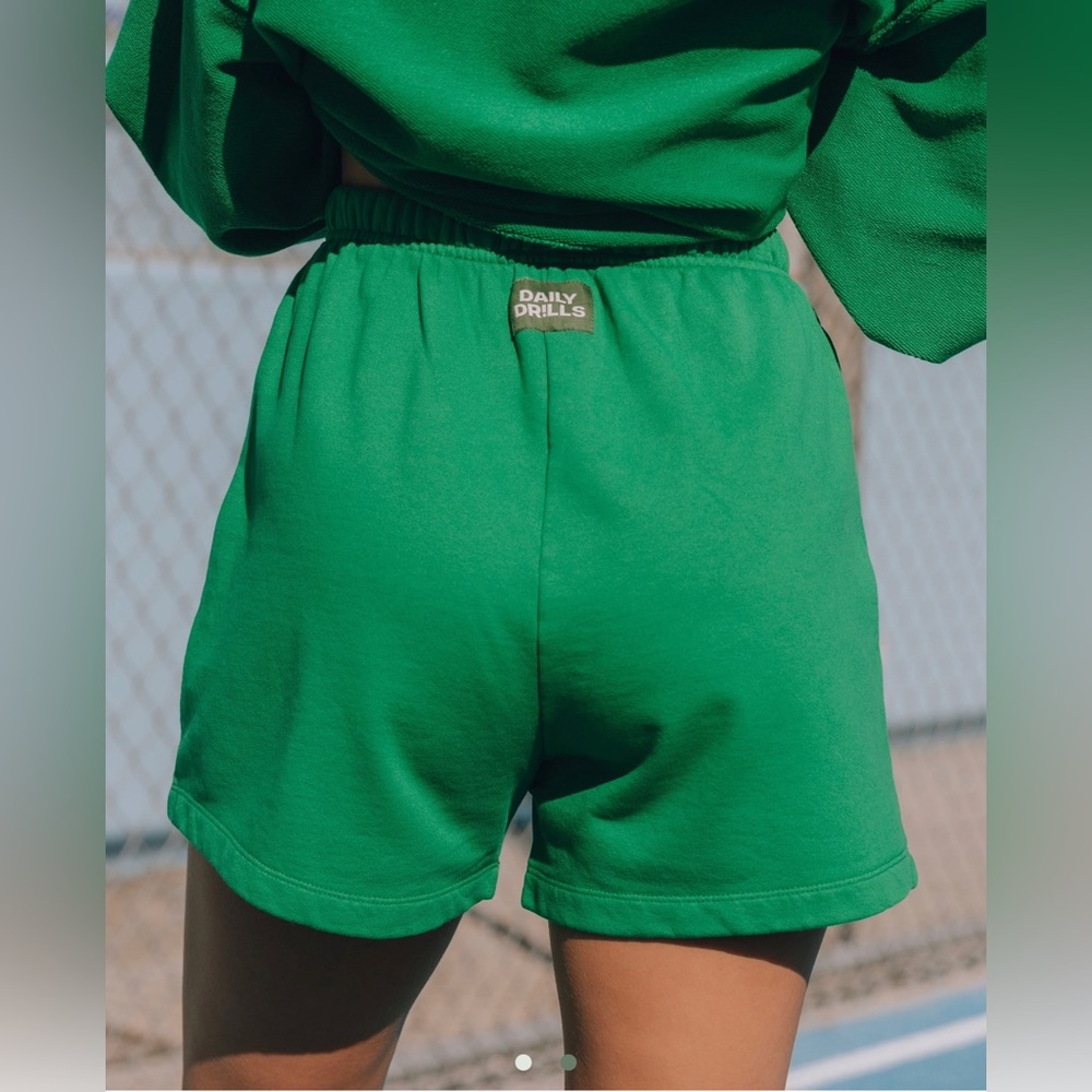 Womens Sweat Shorts - Kelly Green